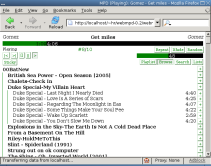 Screenshot of file browser view